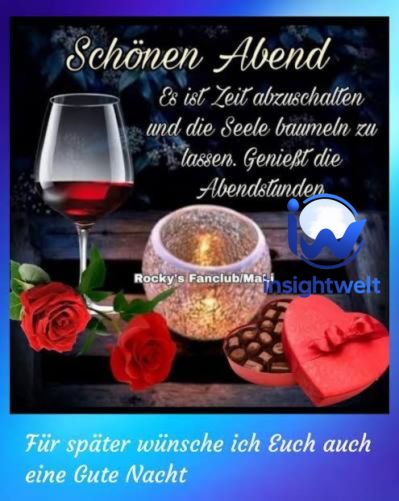 schönen abend bilder für die seele